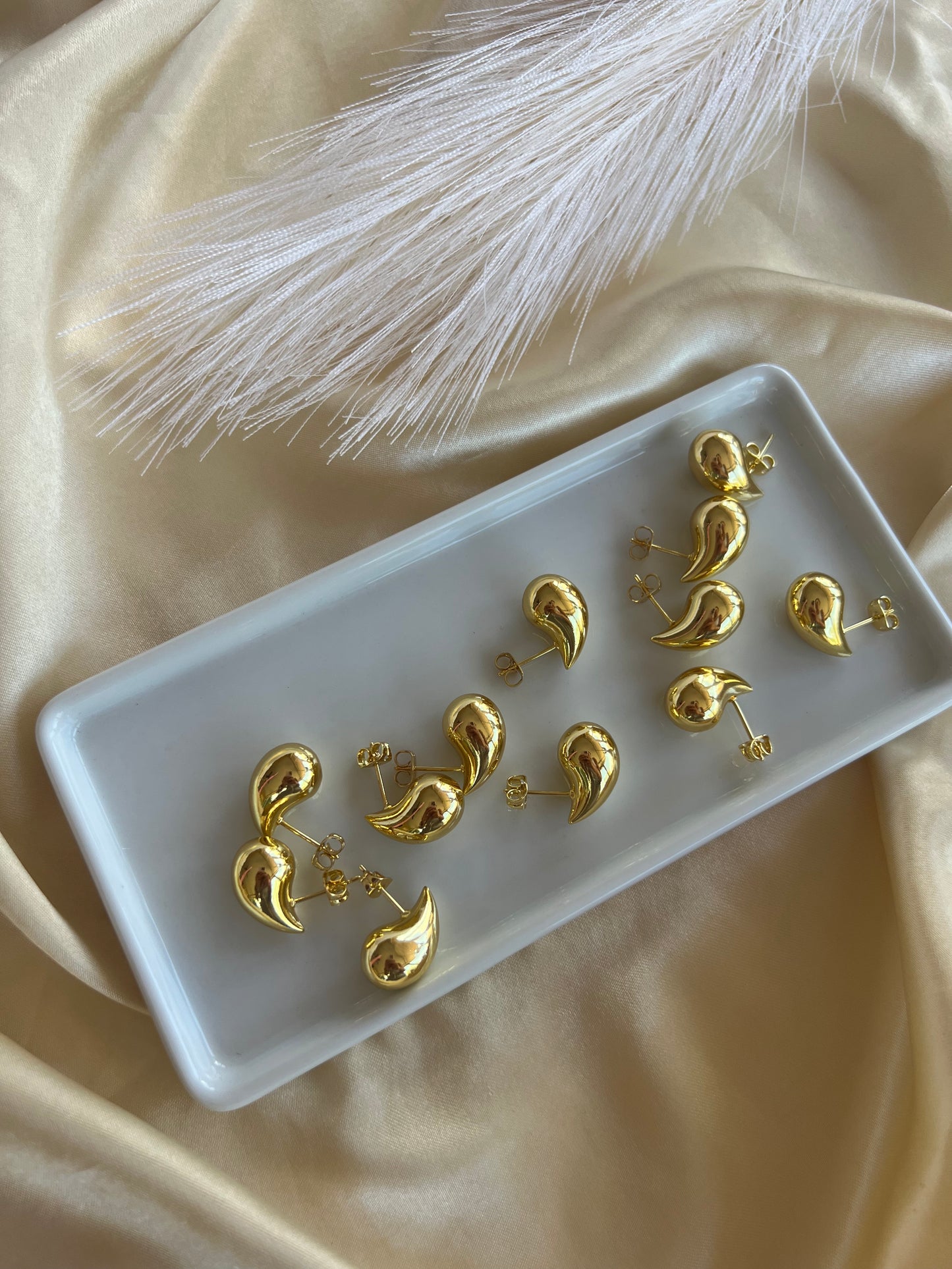 Tear Drop Studs