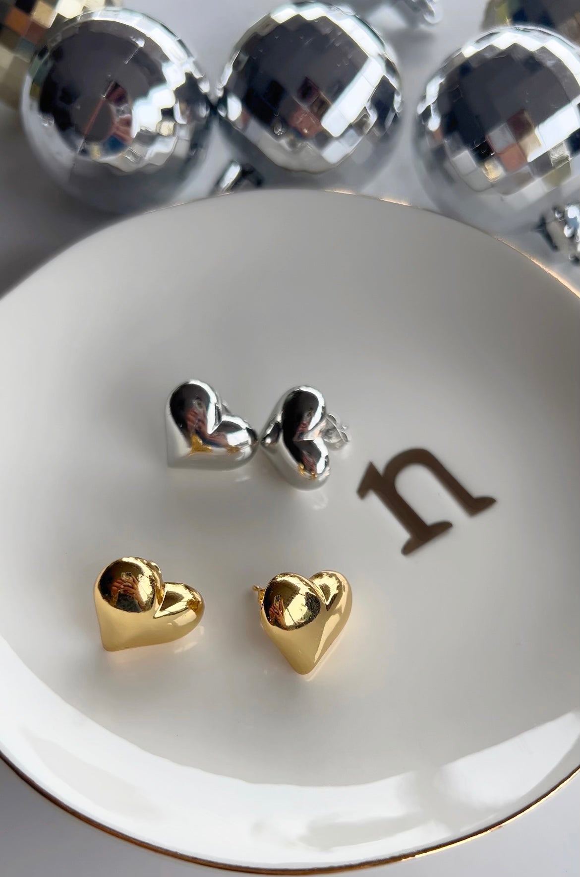 Chunky Heart Studs
