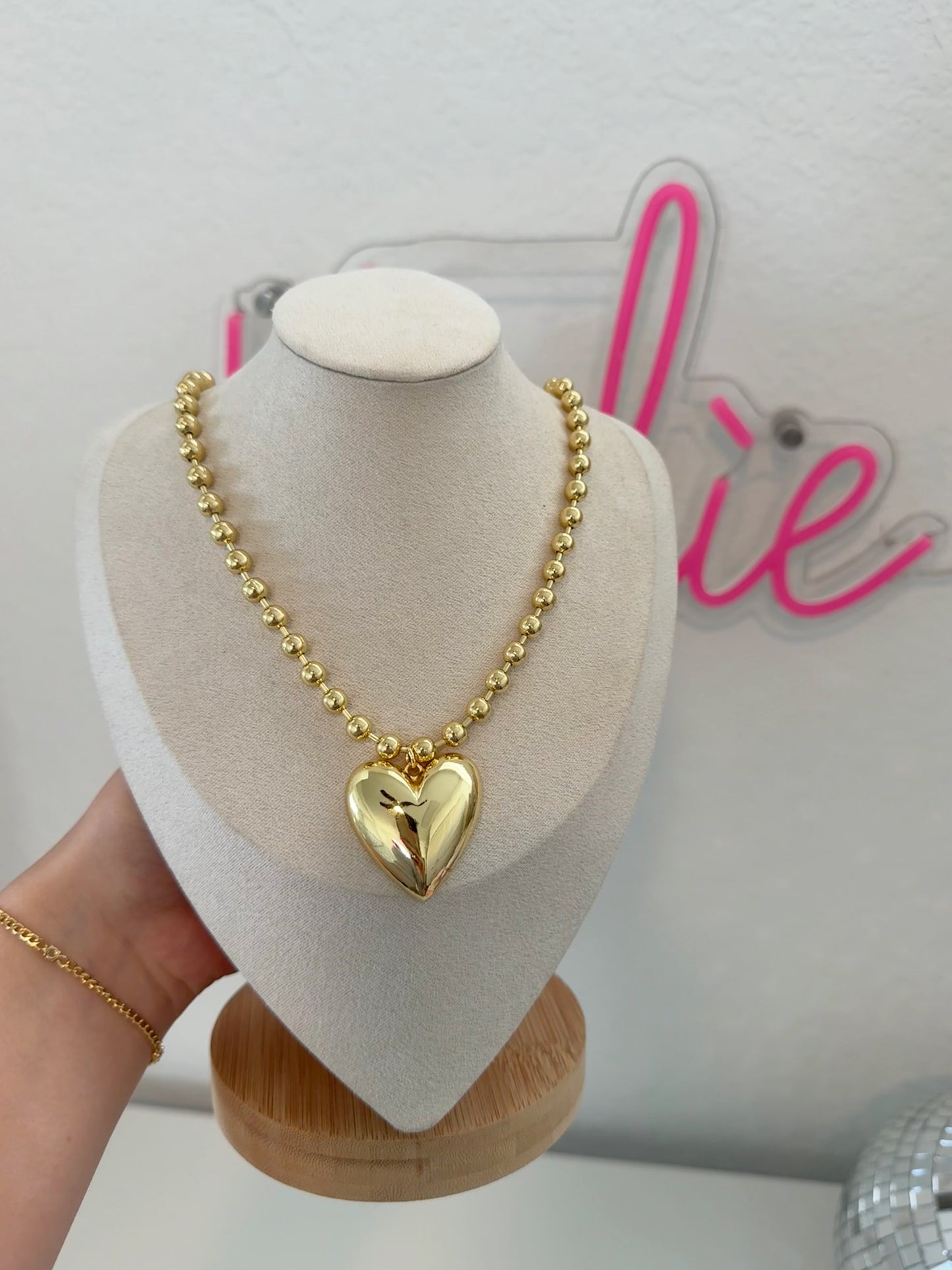 Chunky Heart Necklace