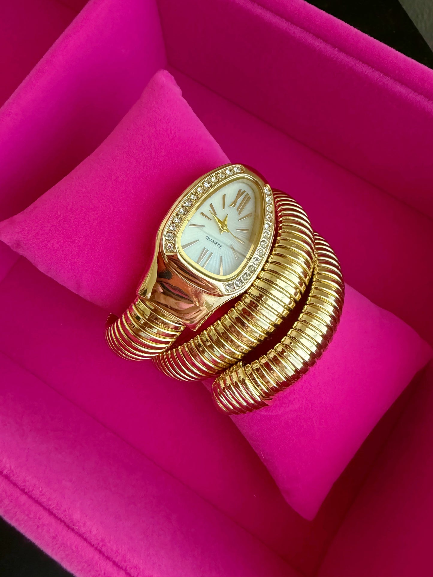 Golden Elastic Watch