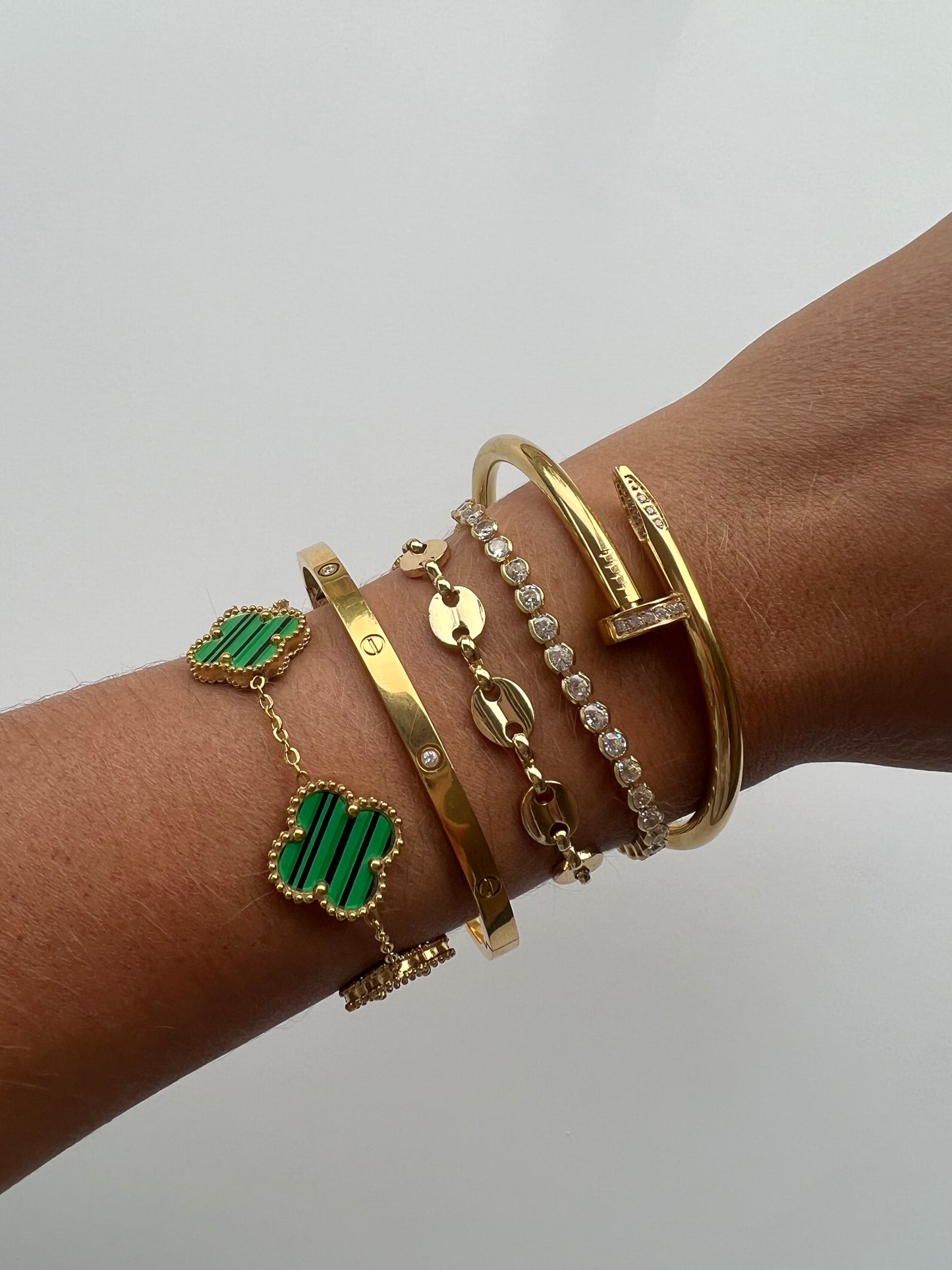Little Square Crystals Bracelet