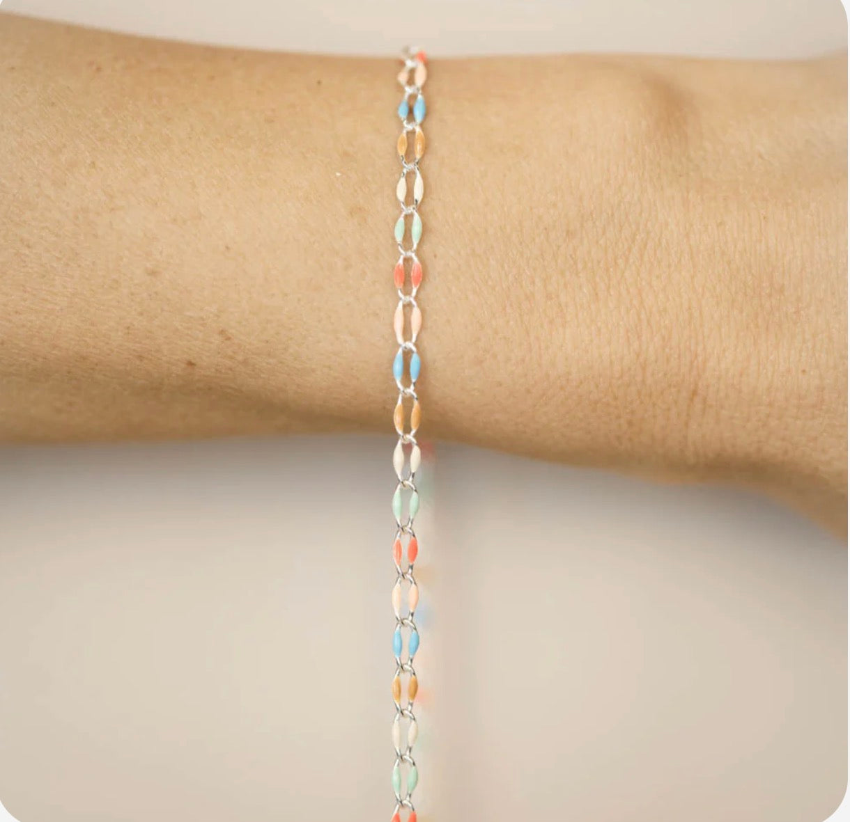 Silver Enamel in Tropic