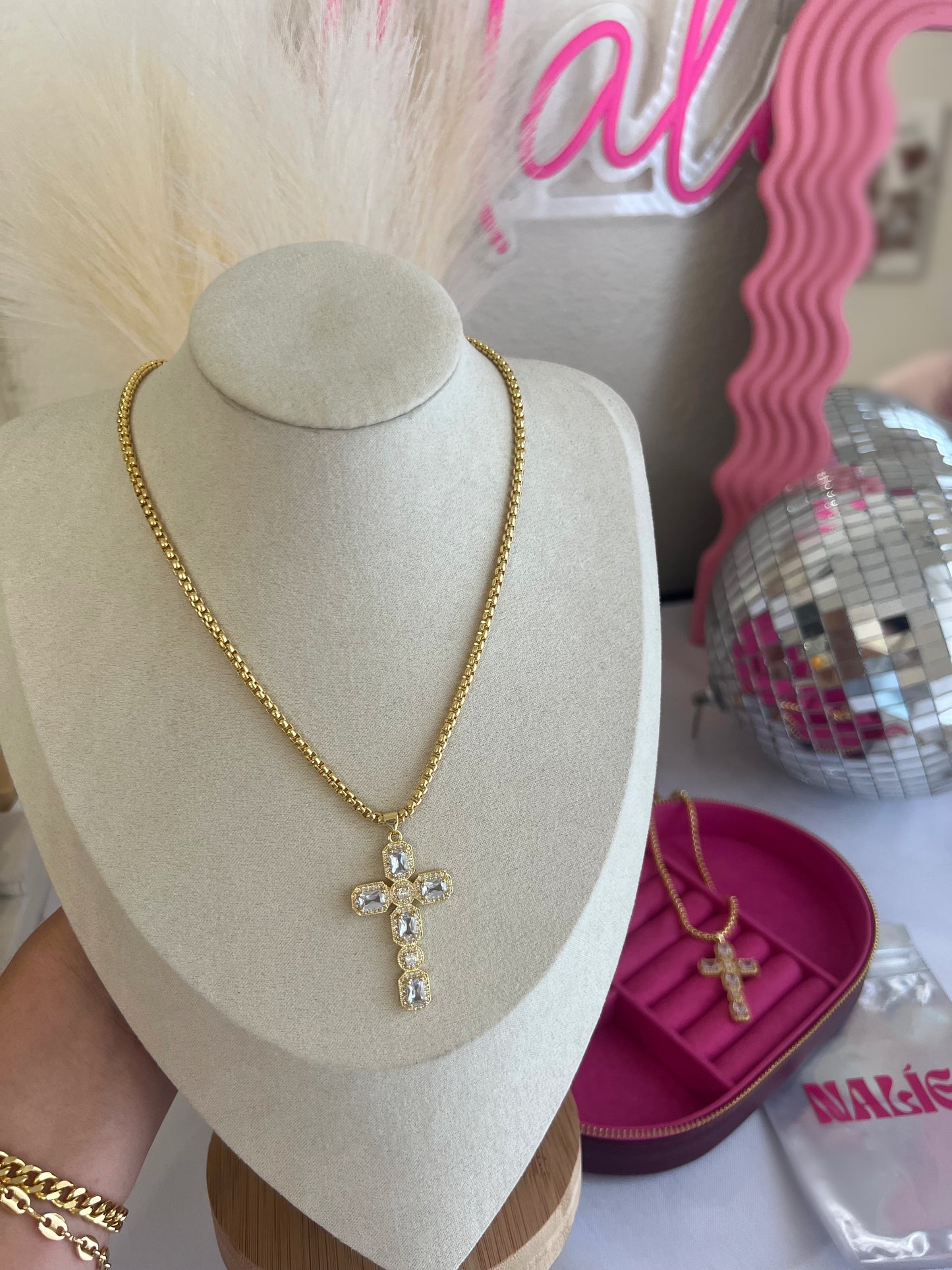 Fancy Cross Necklace