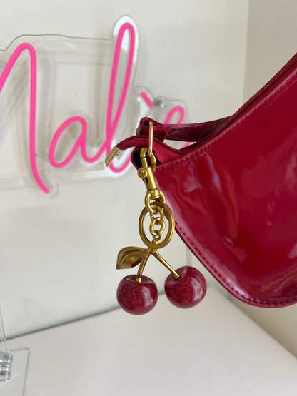 Cherry Bag Charm