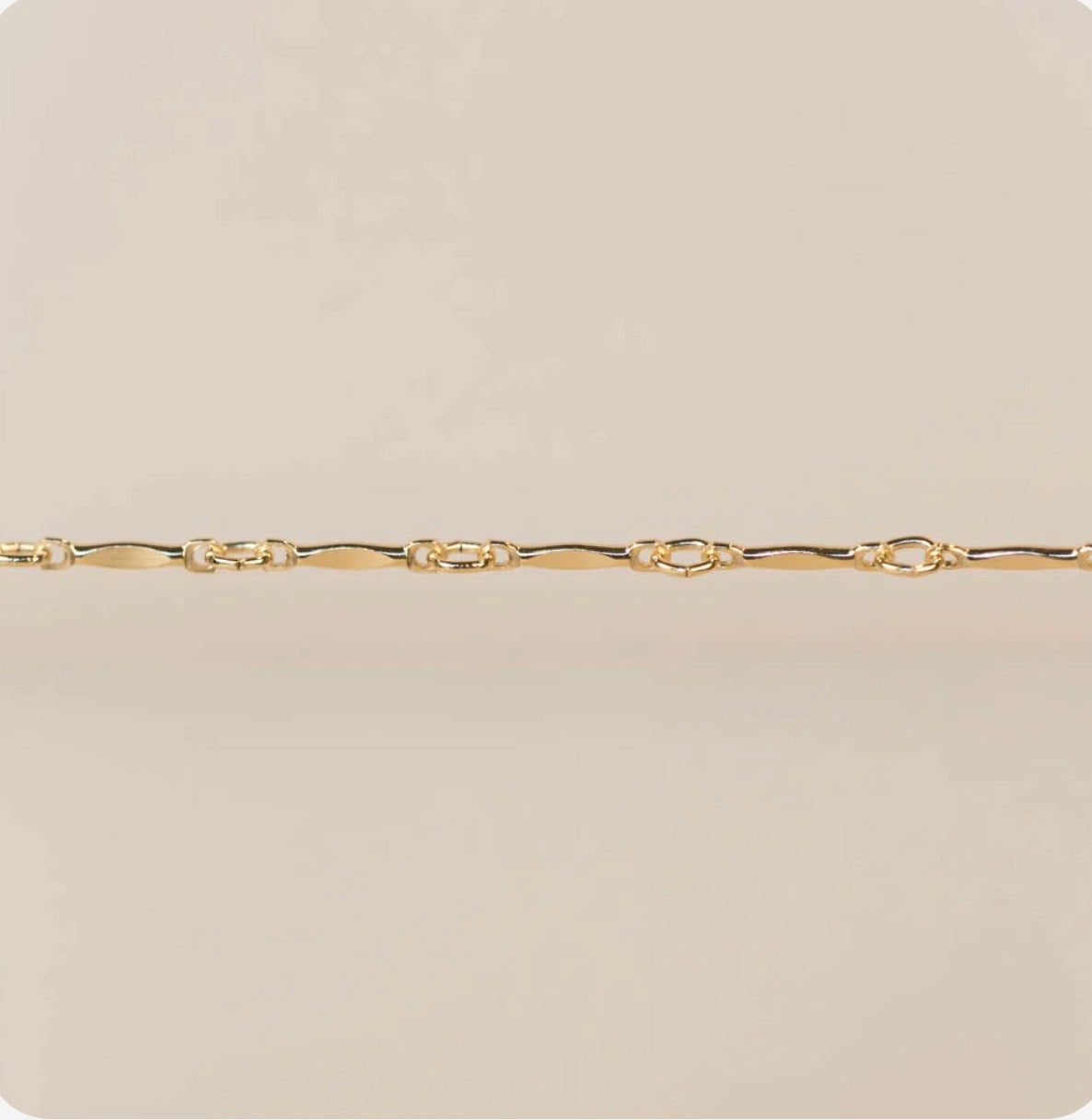 Flattened Bar Chain