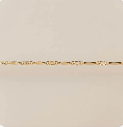Flattened Bar Chain