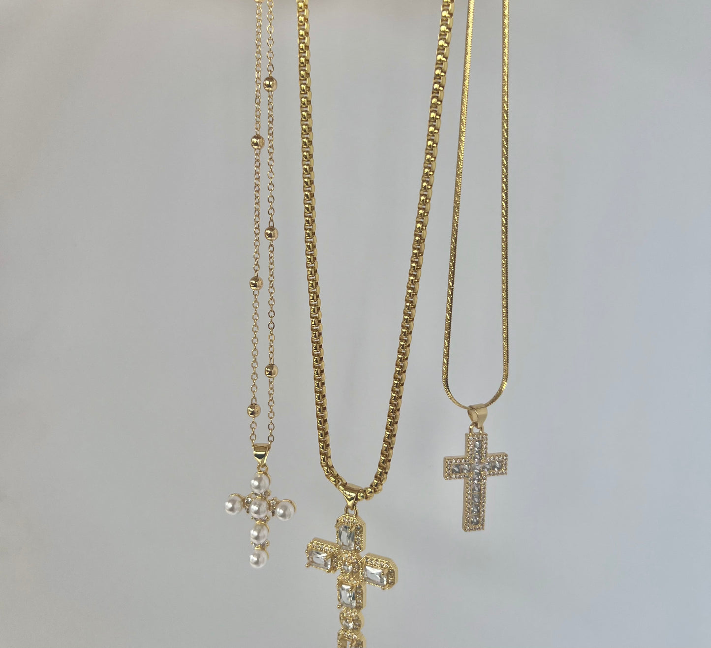 Fancy Cross Necklace