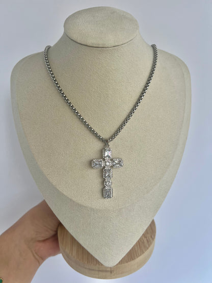 Fancy Cross Necklace