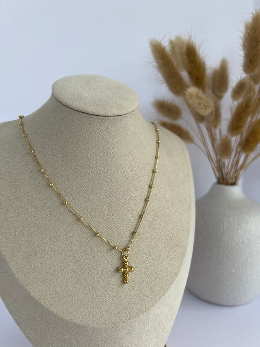 Beads Cross Necklace