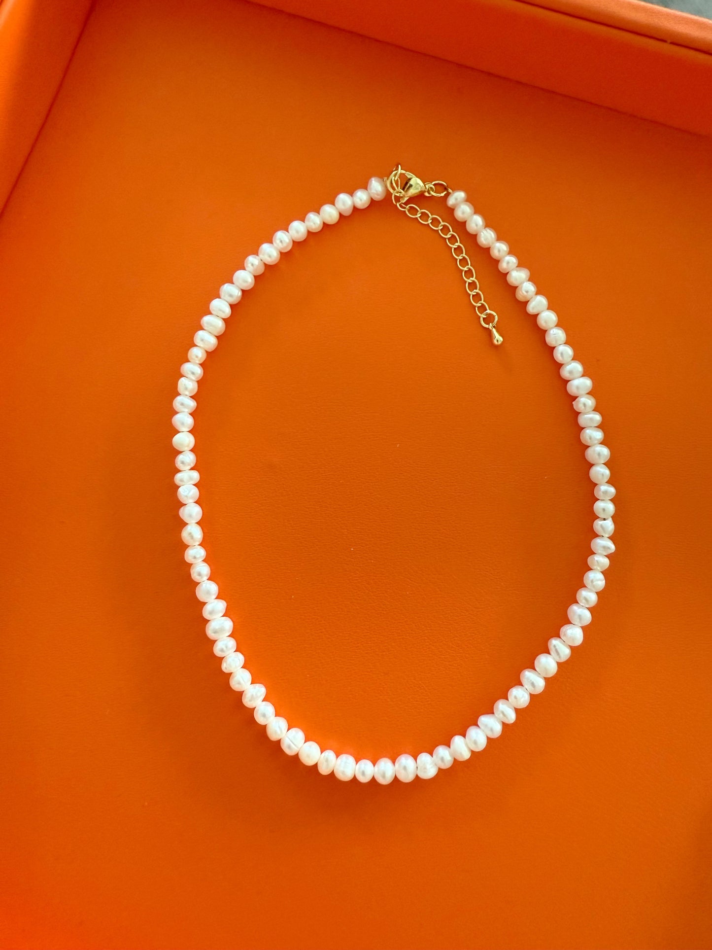 Initial Pearl Necklace
