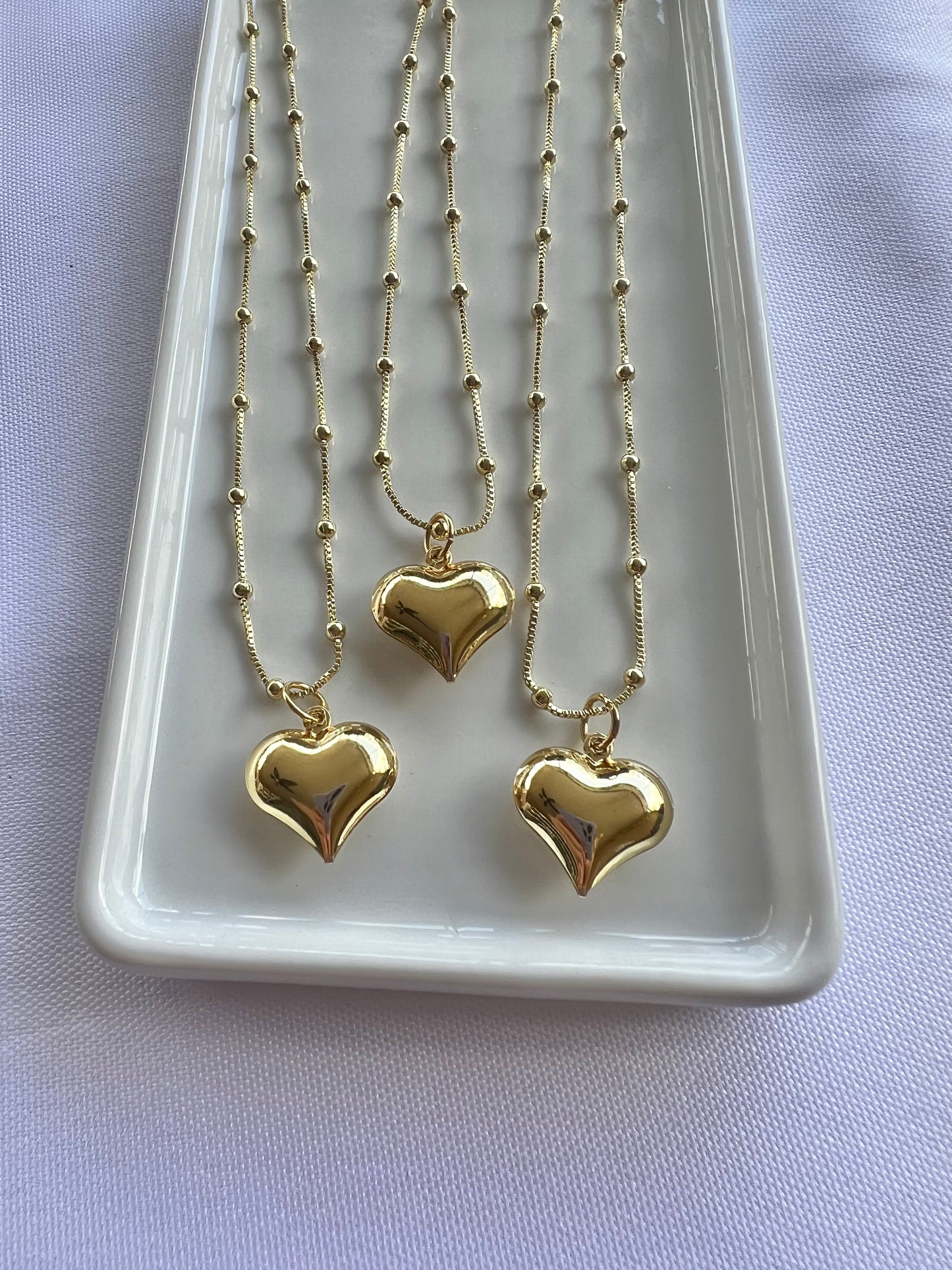 Puffy Heart Necklace