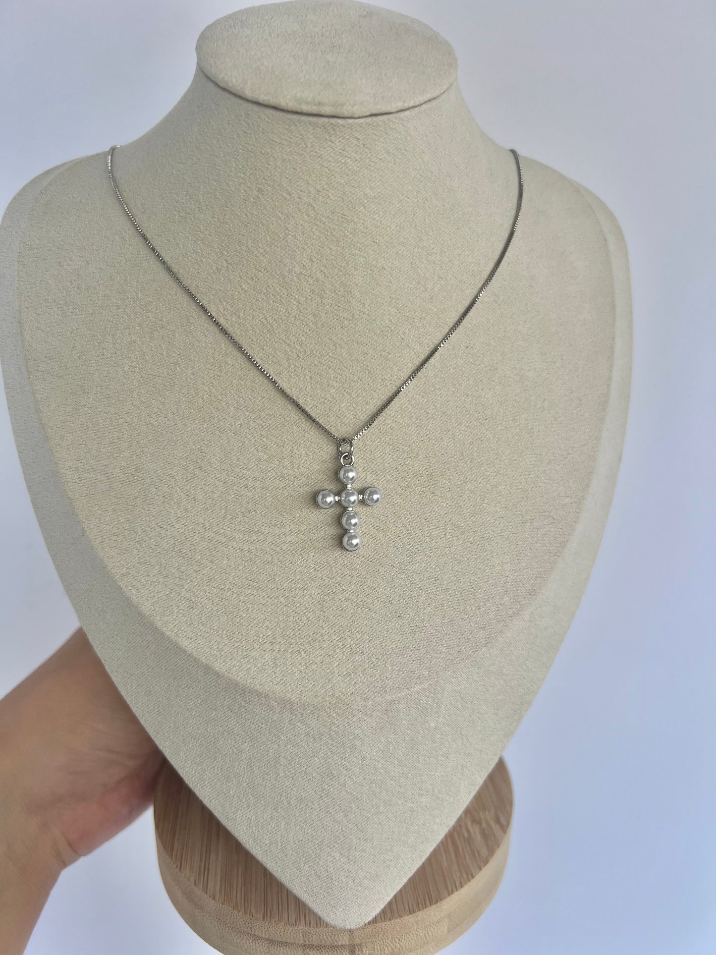 Silver Cross Necklace