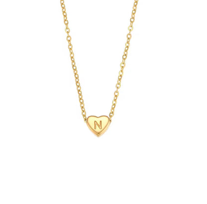 Heart Initials Necklace