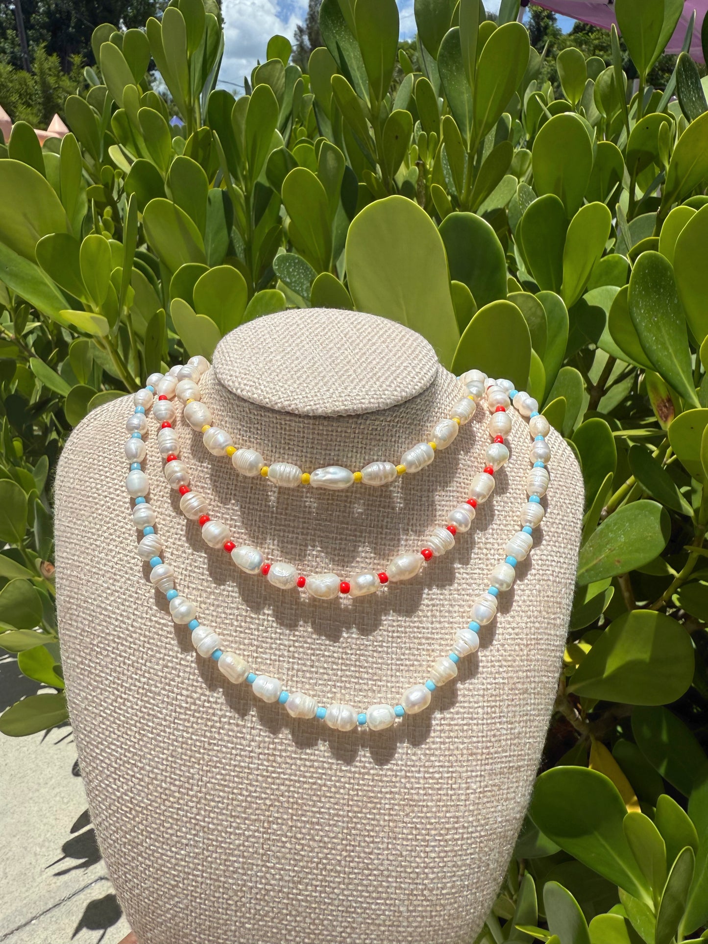 Colorful Pearl Necklace
