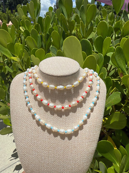 Colorful Pearl Necklace