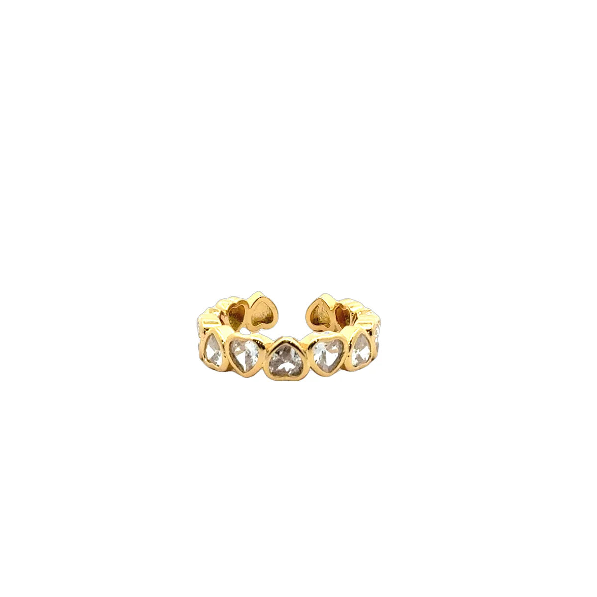 Golden Hearts Ring