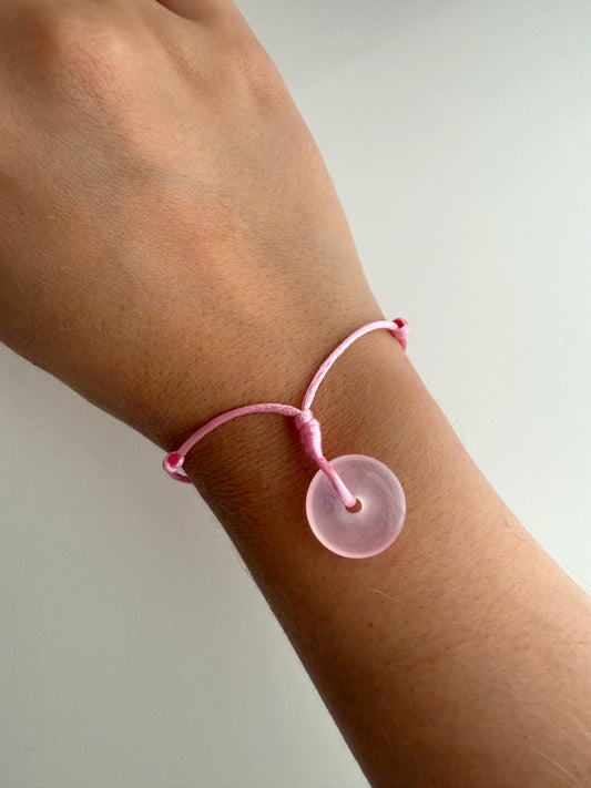 Pink Jade Bracelet