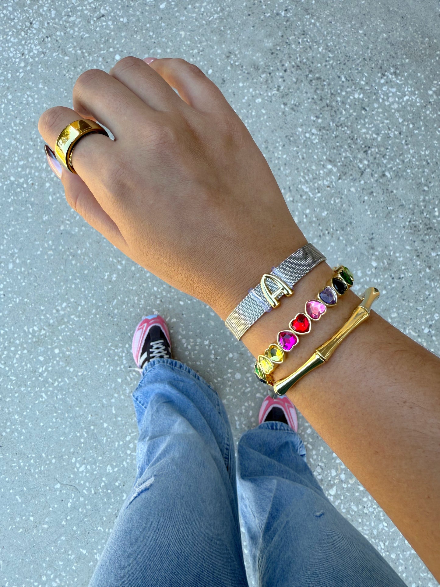 Elastic Gold Bracelet