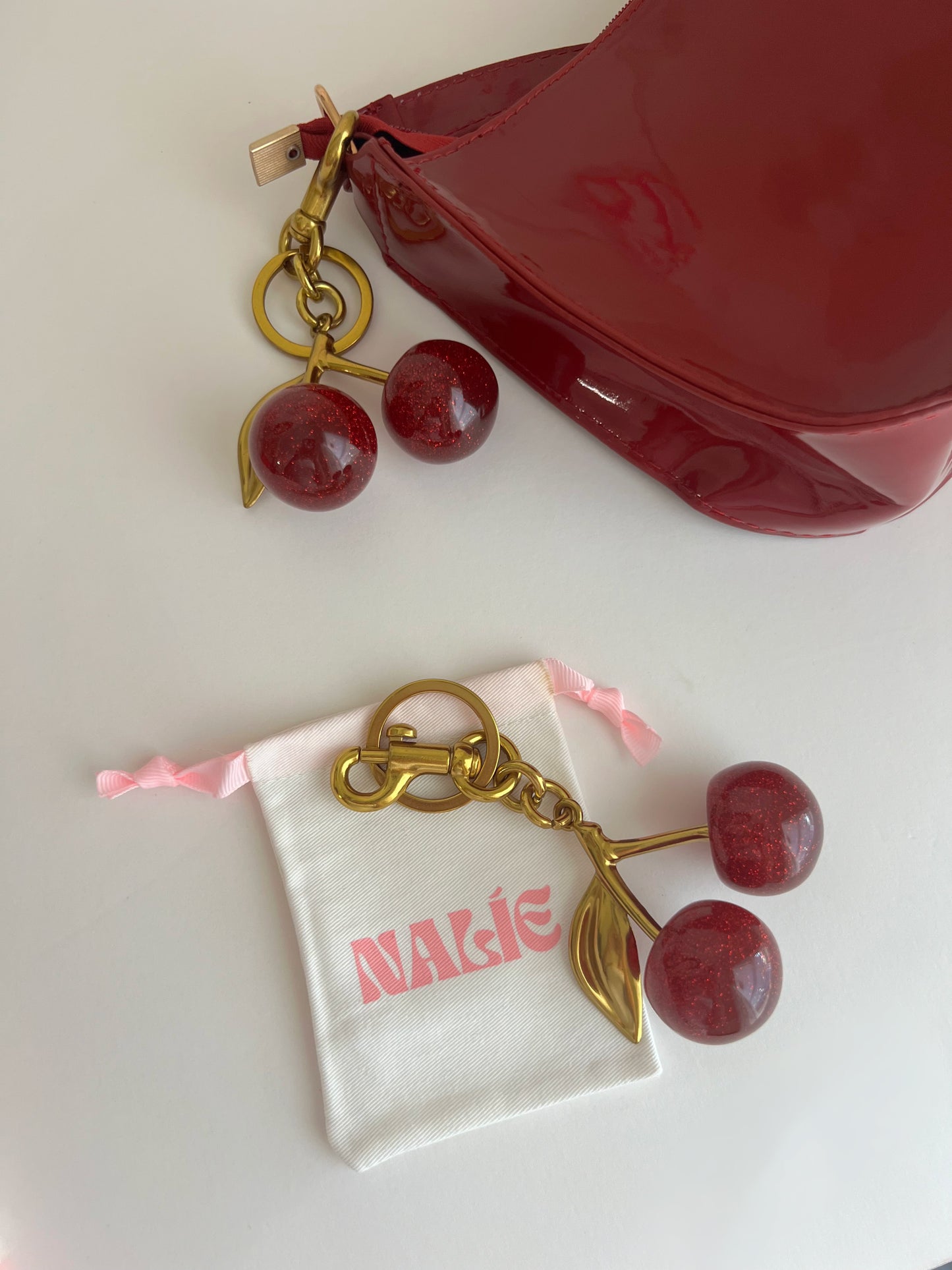 Cherry Bag Charm