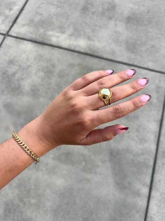 Gold Chunky Ring