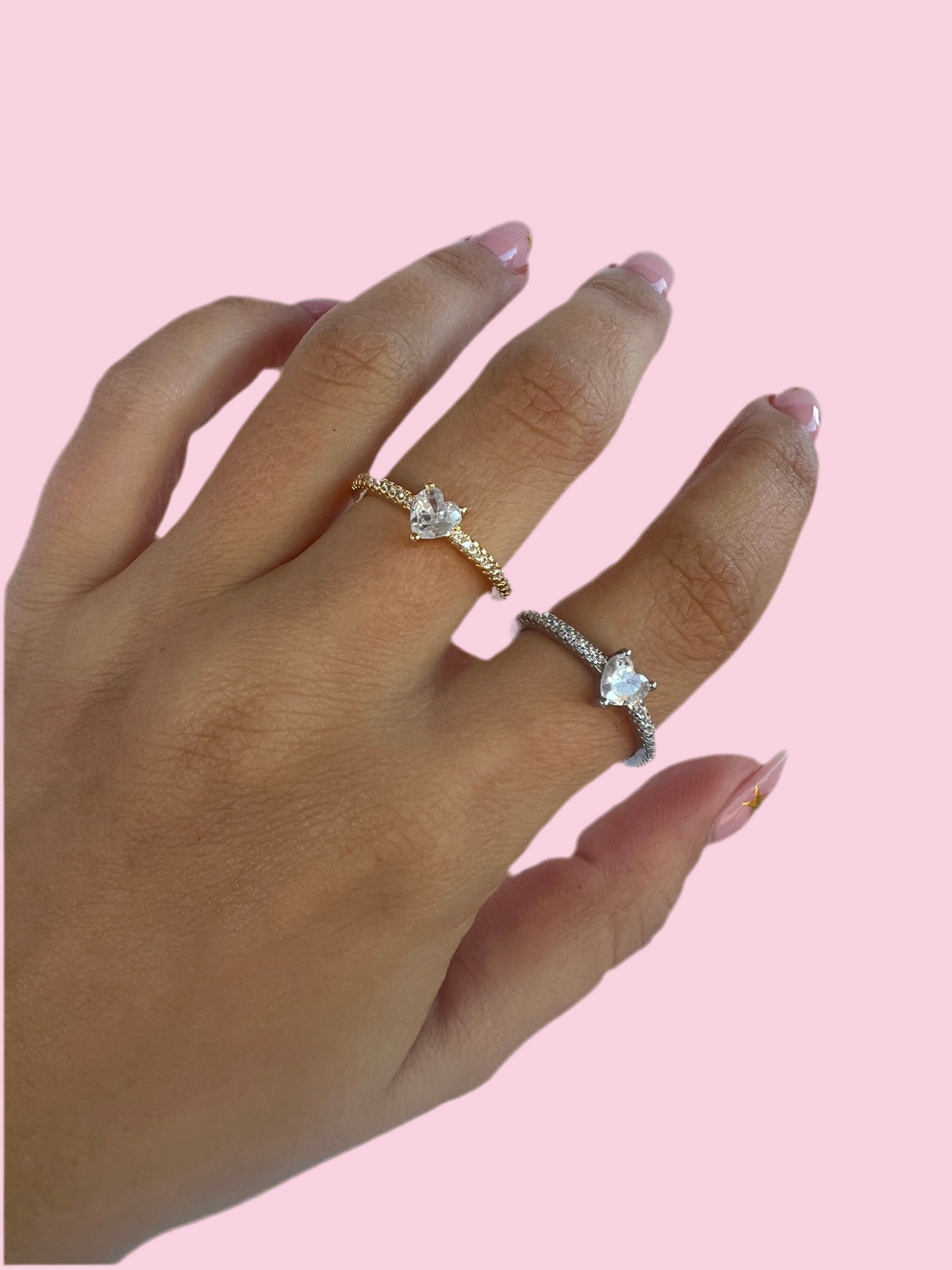 Diamond Heart Ring