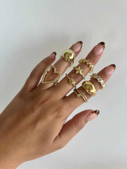 Gold Chunky Ring