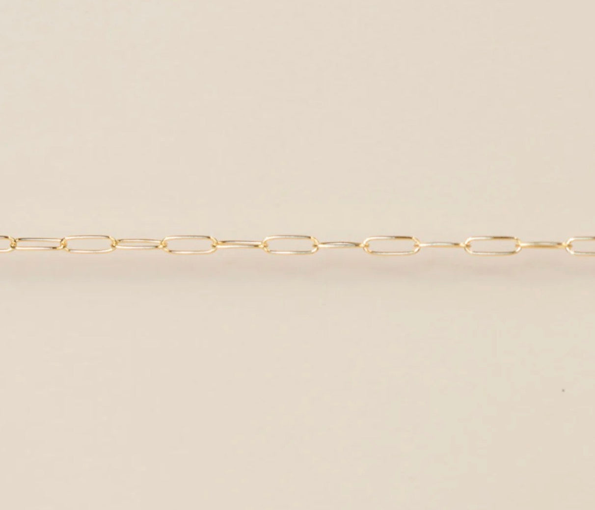 Rounded Paperclip Chain - Small