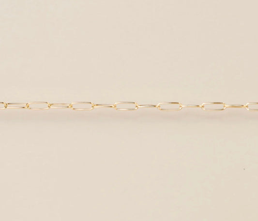 Rounded Paperclip Chain - Small