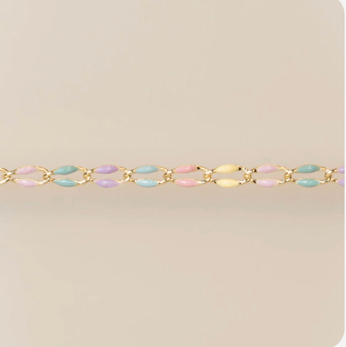 Gold Enamel in Pastel Dreams