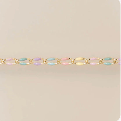 Gold Enamel in Pastel Dreams