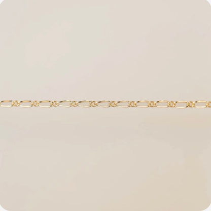 Elongated Figaro Chain