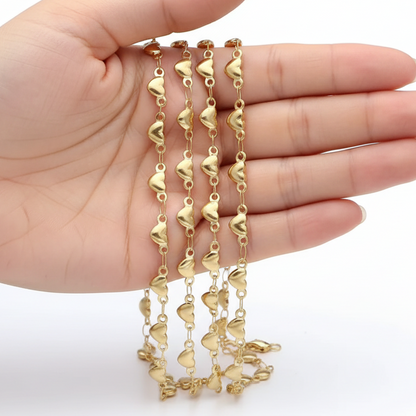 Golden Hearts Chain