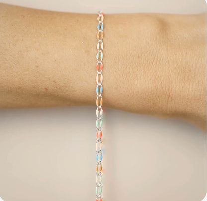 Silver Enamel in Tropic
