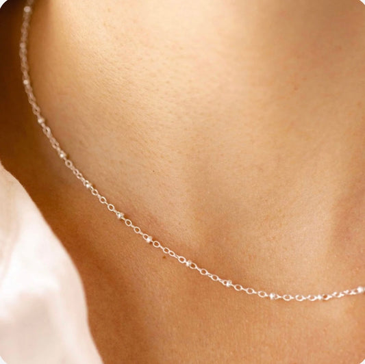 Satellite Chain in Silver